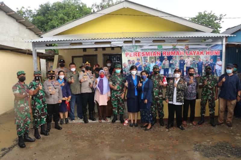 Kapolresta Tangerang  Resmikan Rumah Layak Huni di Panongan