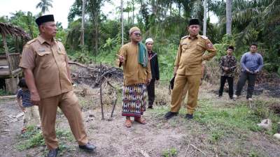 Plt Walikota Tanjungbalai Tinjau Lahan Rencana Pembangunan Pondok Pesantren Dhiya'ul Hady