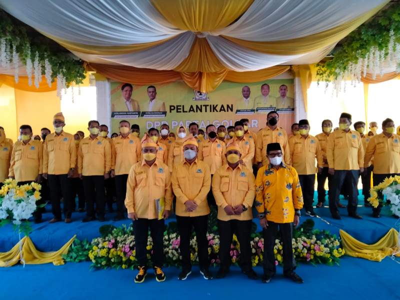 Pengurus DPD Golkar Tanjungbalai Periode 2020-2025 Resmi Dilantik