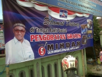 Caleg Demokrat Buka Posko Kesehatan Gratis