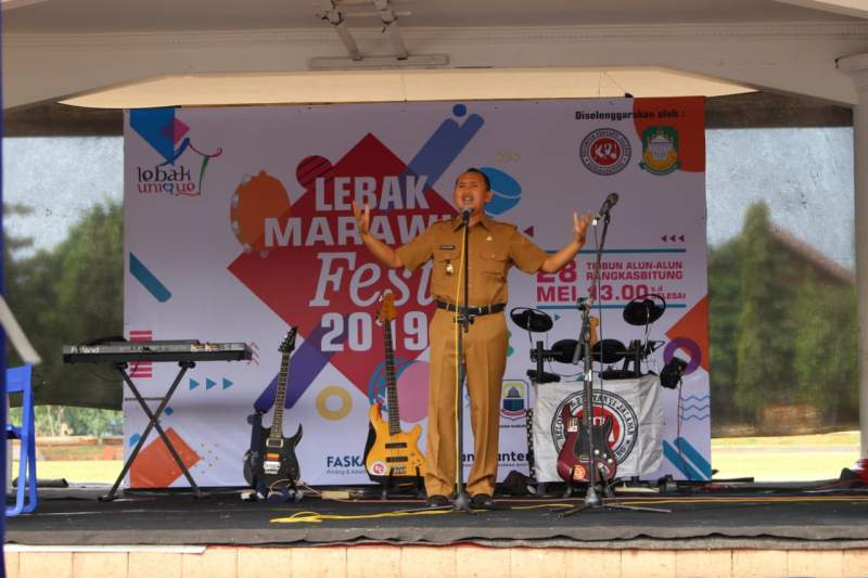Wabup Buka Lebak Marawis Fest 2019