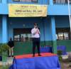 Ketua DPRD Kota Cilegon Isro Mi&#039;raj saat memberikan motivasi kepada para siswa di SMK YP Fatahillah 1 Cilegon.