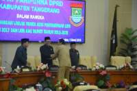 DPRD Apresiasi Kinerja Bupati Selama Lima Tahun