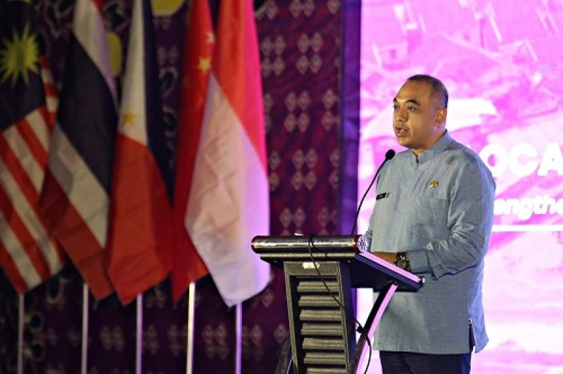 Zaki Sambut 12 Negara Delegasi PNLG di Hotel Atria Gading Serpong