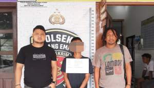 Pelaku pencurian betor ditangkap Polsek Simpang Empat. (istimewa).