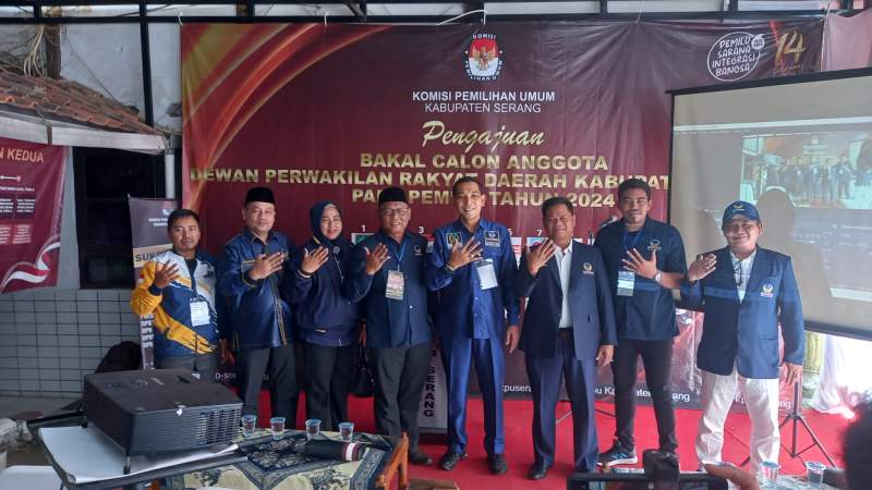 DPD Partai Nasdem Daftar ke KPU Kabupaten Serang, Target Perdapil 1 Kursi