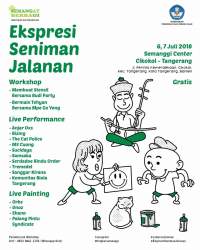 Kemendikbud Gelar Ekspresi Bersama dengan Seniman Jalanan