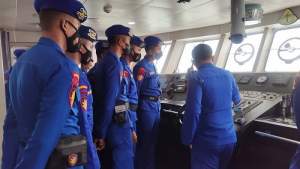 Ditpolairud Polda Banten Kenalkan Kapal Patroli ke Personel Baja dan Taja