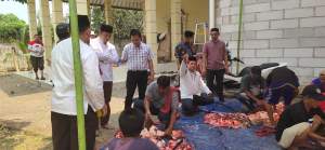 Wabup Tangerang Mad Romli Langsung Sembelih Hewan Kurban