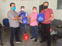 Forum Jurnalis Tangerang, Terima Sembako dari TR Media Group