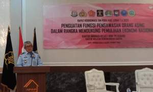 Rakor Timpora Kabupaten Lebak, Kadiv Keimigrasian: Dukungan Berbagai Pihak Kunci Keberhasilan Pengawasan Orang Asing