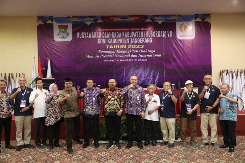 &nbsp;Zaki Buka Musyawarah Olahraga Kab. Tangerang