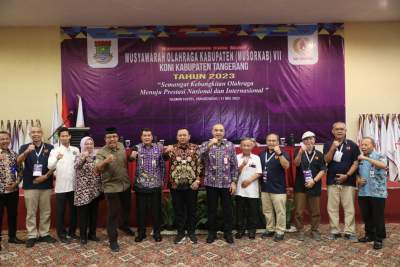 &nbsp;Zaki Buka Musyawarah Olahraga Kab. Tangerang