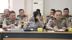 Rapat koordinasi terkait pengamanan Pilkada di Banten. 