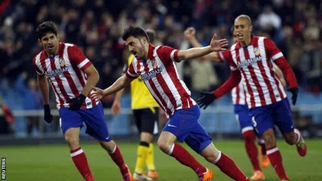 Villa Cetak Dua Gol, Atletico Puncaki Klasemen