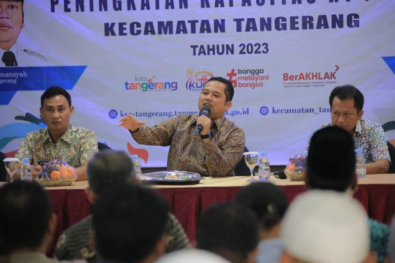 Buka Kegiatan Peningkatan Kapasitas RT Dan RW Di Kecamatan Tangerang, Arief Ajak Warga Kelola Sampah dari Rumah