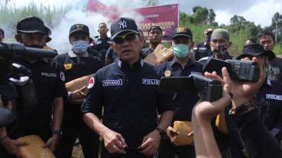 Bareskrim Polri Musnahkan 5 Hektare Ladang Ganja di Sumut