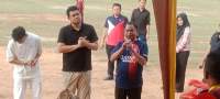 Bupati Serdang Bedagai, Darma Wijaya didampingi Wali Kota Medan, Bobby Nasution membuka turnamen sepak bola Bupati dan wakil Bupati Serdang Bedagai Cup 2024.