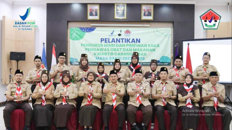 Lantik MABI PINSAKA Kwarcab Lebak, BBPOM Serang Perkuat Sinergitas Pengawasan Obat dan Makanan