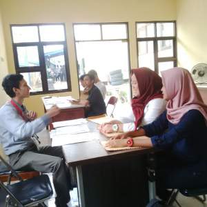 Walk in Interview yang digelar Disnakertrans Kabupaten Lebak.