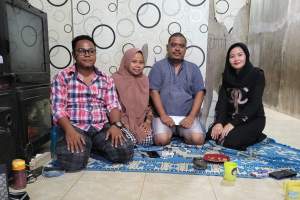 Ratna Balqis Kunjungi Korban penganiayaan di Kota Tanjungbalai