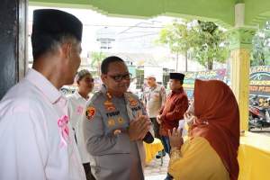 Kapolres TanjungbaIai Hadiri Syukuran Tepung Tawar Jamaah Haji Kota Tanjungbalai