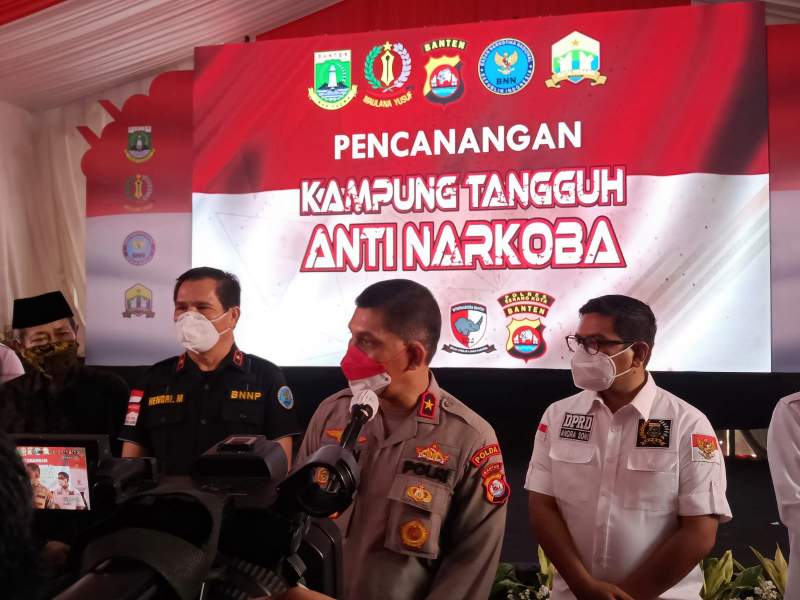 Kampung Tangguh Anti Narkoba Diresmikan, Waka Polda : Upaya Berantas Penyalahgunaan Narkoba