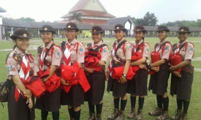 Regu Penggalang Putri SMPN 1 Cisoka