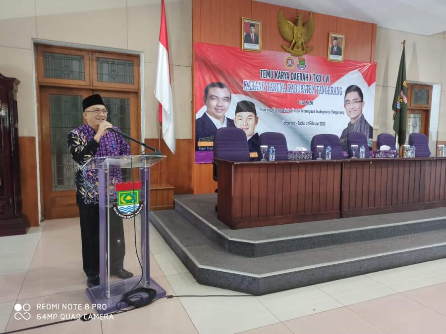 Disporabudpar Resmi Buka TKD Karang Taruna Kabupaten Tangerang