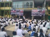 Istigosah SMK Al Badar Balaraja, Kabupaten Tangerang.