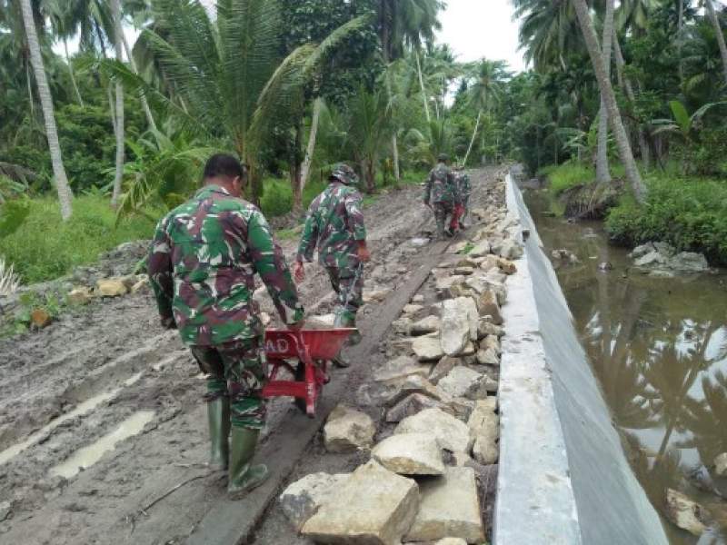 Kata Tokoh Masyarakat dan Pemuda Sei Kepayang Soal Dampak Positif TMMD