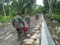 Kata Tokoh Masyarakat dan Pemuda Sei Kepayang Soal Dampak Positif TMMD