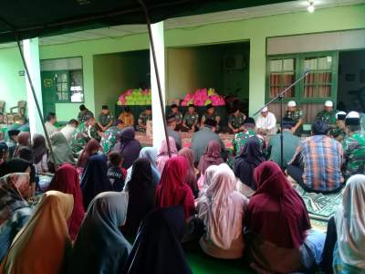 Kodim 0602/Serang Gelar Doa Bersama Anak-Anak Yatim