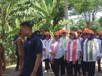 Ibu Negara RI saat mengunjungi Kota Serang di Kampung Kenari, Kelurahan Kasunyatan, Kecamatan Kasemen Kota Serang