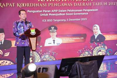 Pj Bupati Tangerang Buka Rakor Pengawasan Internal Daerah