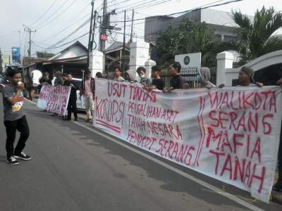 Aliansi Gerakan Mahasiswa Kota Serang Tuntut Keadilan Kasus Dugaan Tindak Pidana Korupsi