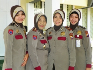Jilbab Polwan Mulai Disosialisasikan Polda Banten