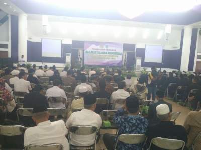 Suasana pelantikan MUI Kabupaten Tangerang.