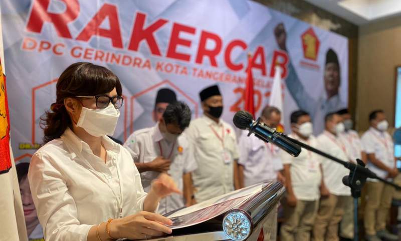 Canangkan Gerindra Tangsel Jawara, Alin Optimis Menangkan Pemilu 2024