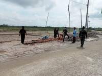 Masyarakat Desa Silo Baru Sampaikan Terimakasih Atas Program Pembangunan TMMD