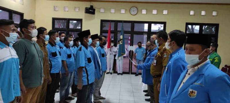 Camat Sindang Jaya Hadiri Pelantikan Ketua DPK KNPI