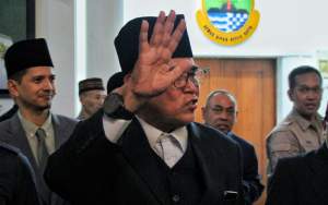 Panji Gumilang, pimpinan Pondok Pesantren (Ponpes) Al-Zaytun.