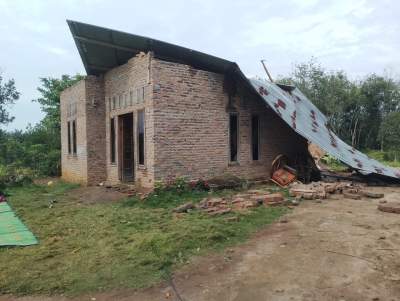 Puting Beliung Terjang Sergai, 46 Rumah Rusak dan 4 Warga Luka-Luka