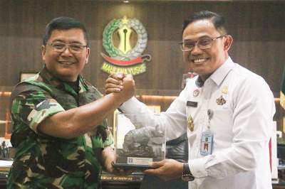 Bahas Kondisi Provinsi Banten, Audiensi Pimti Kemenkumham Banten di Danrem 064 Maulana Yusuf