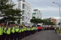 Apel pengamanan tahun baru di Kabupaten Tangerang.