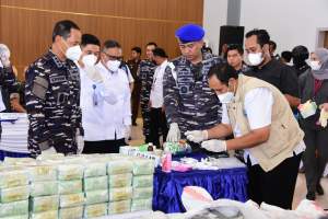 Fantastis! 2,061 Ton Barbuk Narkotika di Batam Dimusnahkan