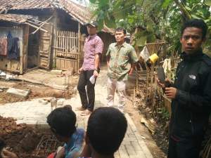 Pembangunan dari dana desa di Kabupaten Tangerang.
