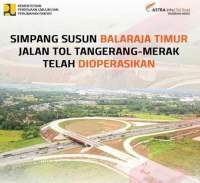 Lulus Uji Laik Operasi, Simpang Susun Balaraja Timur Dioperasikan