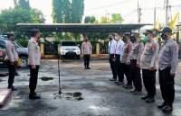 Pimpin Apel Pagi, Kapolsek Balaraja Minta Anggotanya Tingkatkan Disiplin