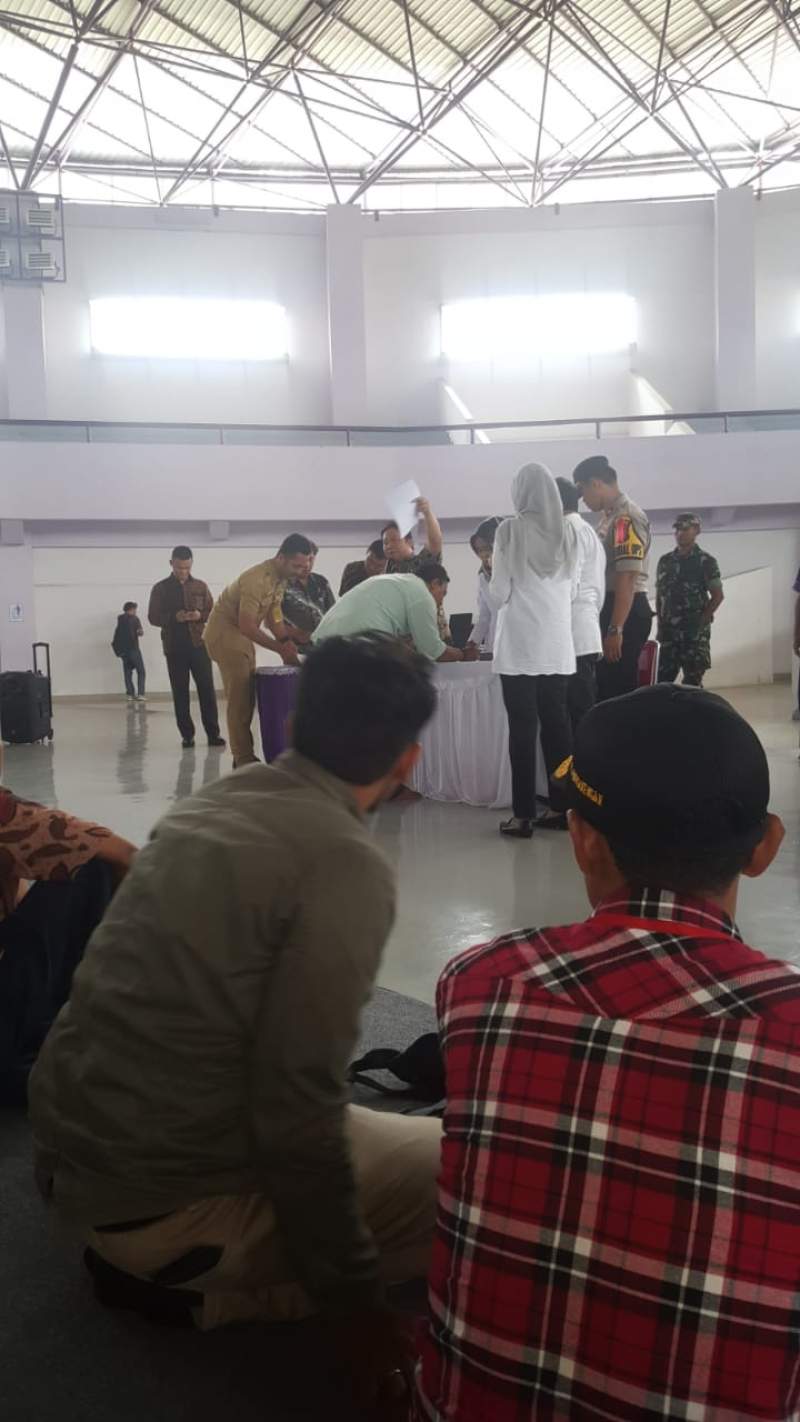 Suasana saat tes pilkades (day)